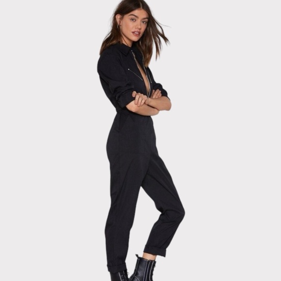 Nasty Gal Black Jumpsuit S - Picture 3 of 3